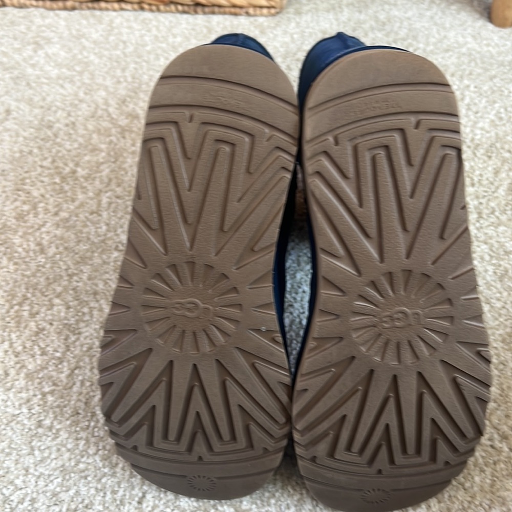 UGG Blue Suede Boots with Studded Design - Picture 8 of 9